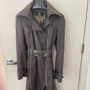 Trench Coat, Mackage, Size S, Color: Blue/Gay/light purple